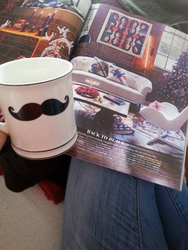 coffee and magazines
